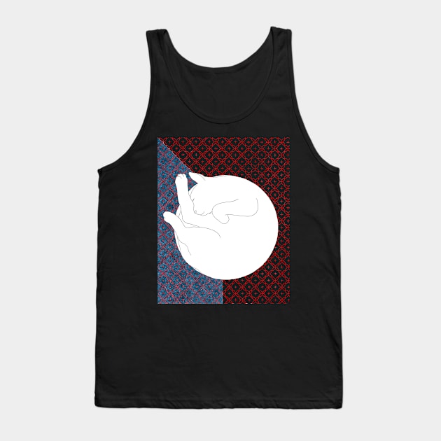 Sleeping Cat Tank Top by Nagisa